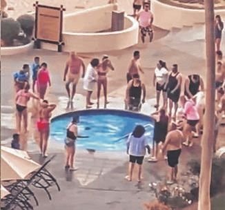 El jacuzzi que pasó del masaje con el agua al shock de corriente