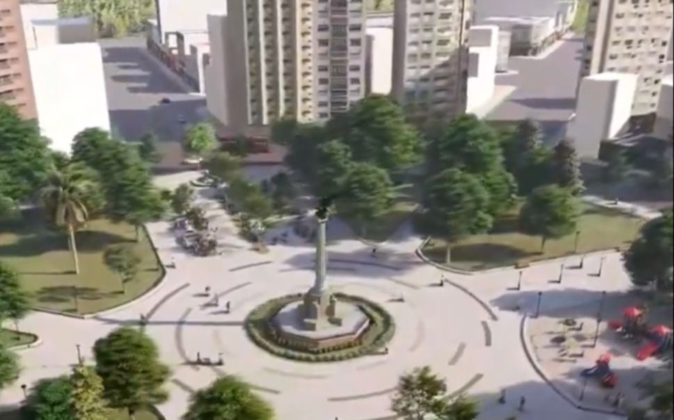 VIDEO.- Así va a quedar la Plaza Italia y la historia del emblemático espacio verde de La Plata