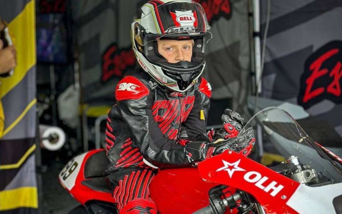 Conmoción: murió Lorenzo Somaschini, el piloto argentino de 9 años que se accidentó con su moto