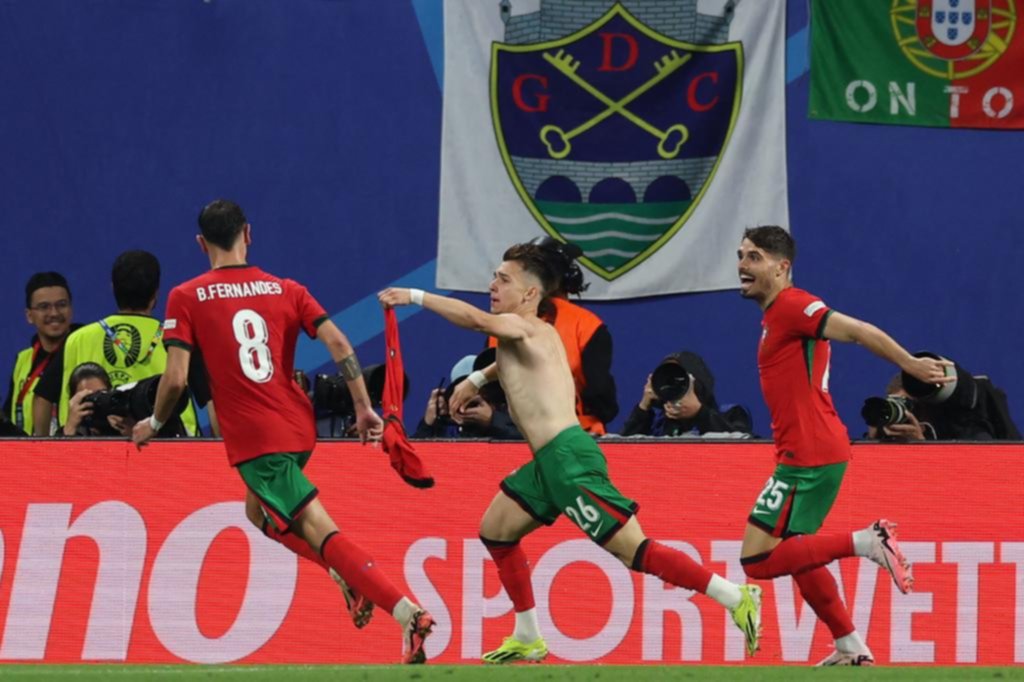 Portugal ganó en el final y Turquía en una dura batalla contra Georgia