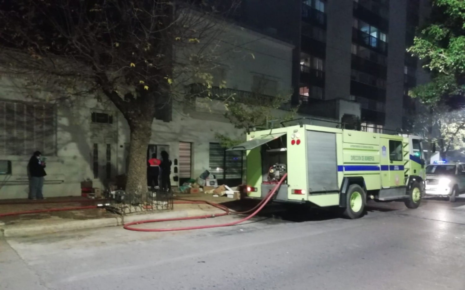 Incendio y evacuados en un edificio del centro de La Plata