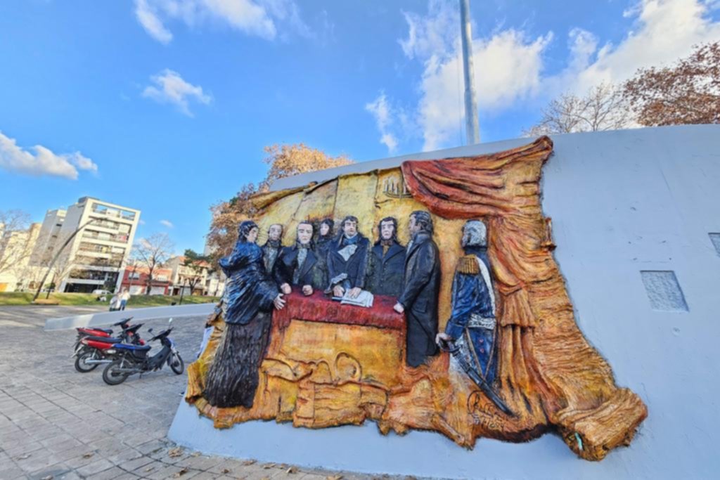 Nueva restauración en el monumento a la Bandera