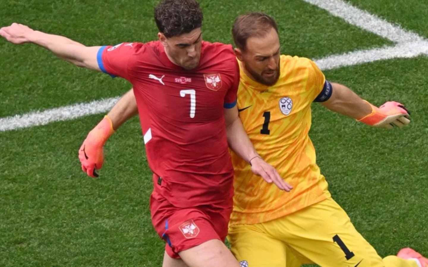 Eurocopa 2024: Agónico empate de Serbia ante Eslovenia por el grupo C