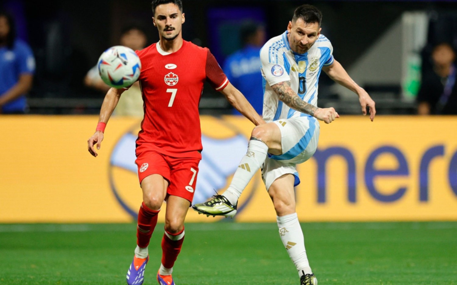 Argentina vs Canadá.- La Selección arrancó con el pie derecho: ganó 2 a 0 en el debut de la Copa América