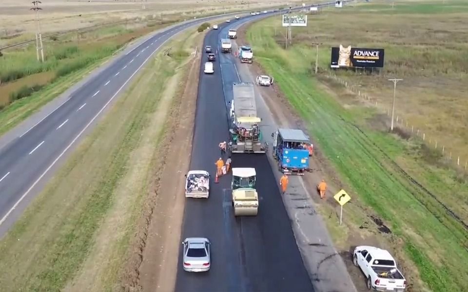 Atención, Ruta 2: reducirán carriles durante tres meses por una obra clave