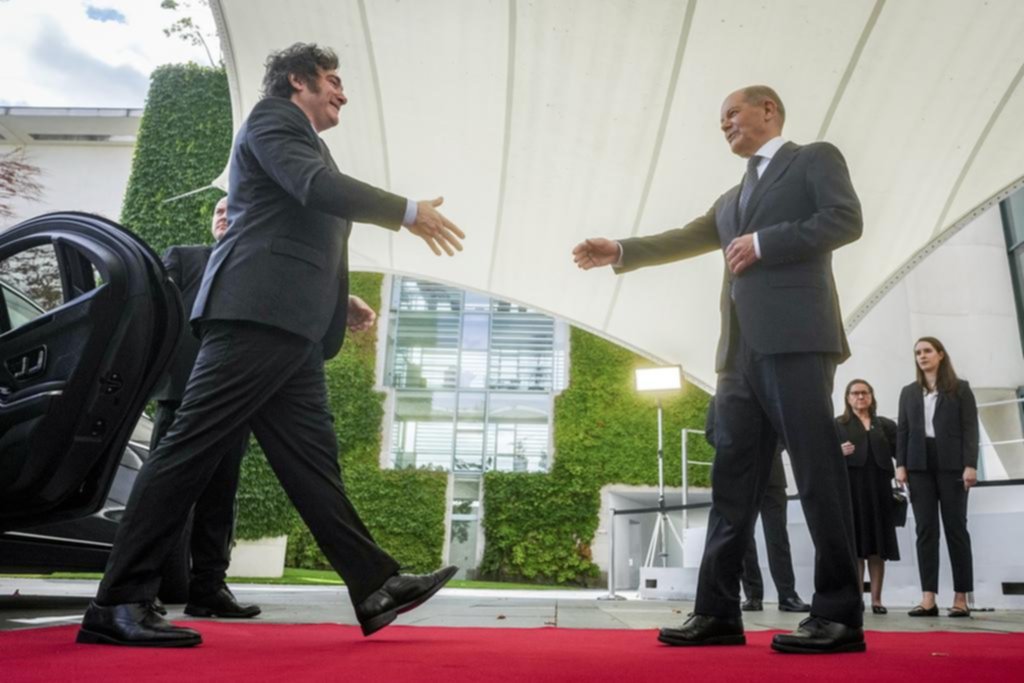 Alemania: un pedido de Scholz a Milei y protestas