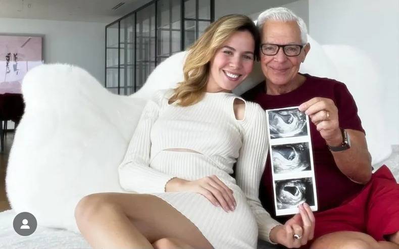 A los 77 años, el empresario Eduardo Constantini será padre por octava vez: su esposa Elina confirmó su embarazo