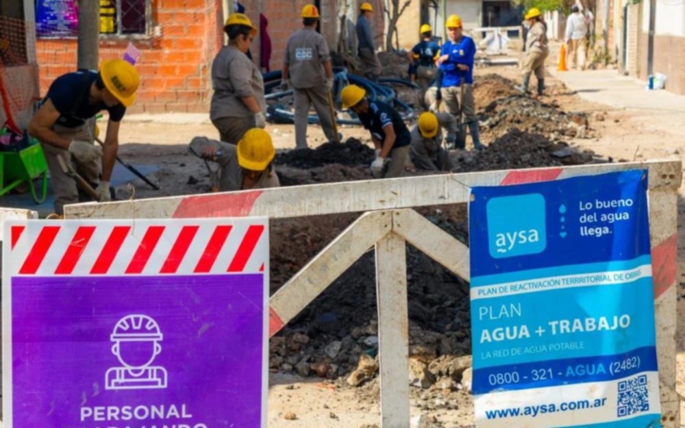 AySA informó sobre cortes de agua por tareas de emergencia