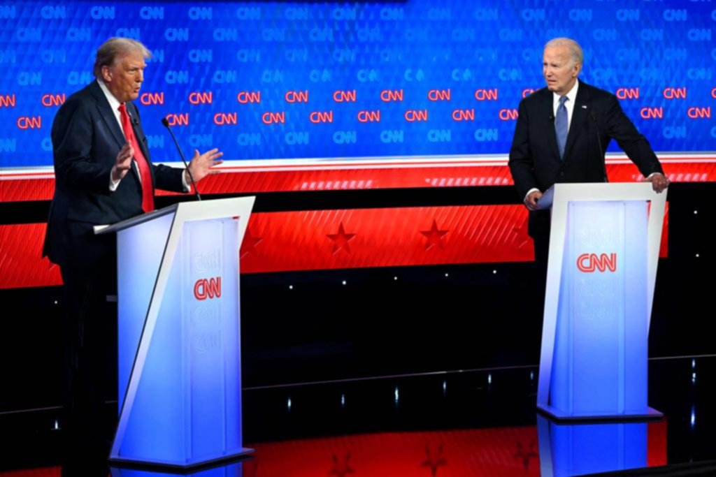 Biden y Trump, a fondo: ataques, insultos y mucha tensión
