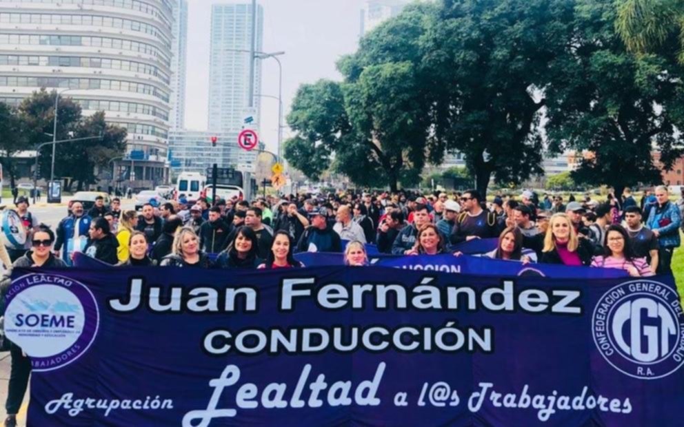 Apoyo gremial a la nueva delegada normalizadora del sindicato SOEME