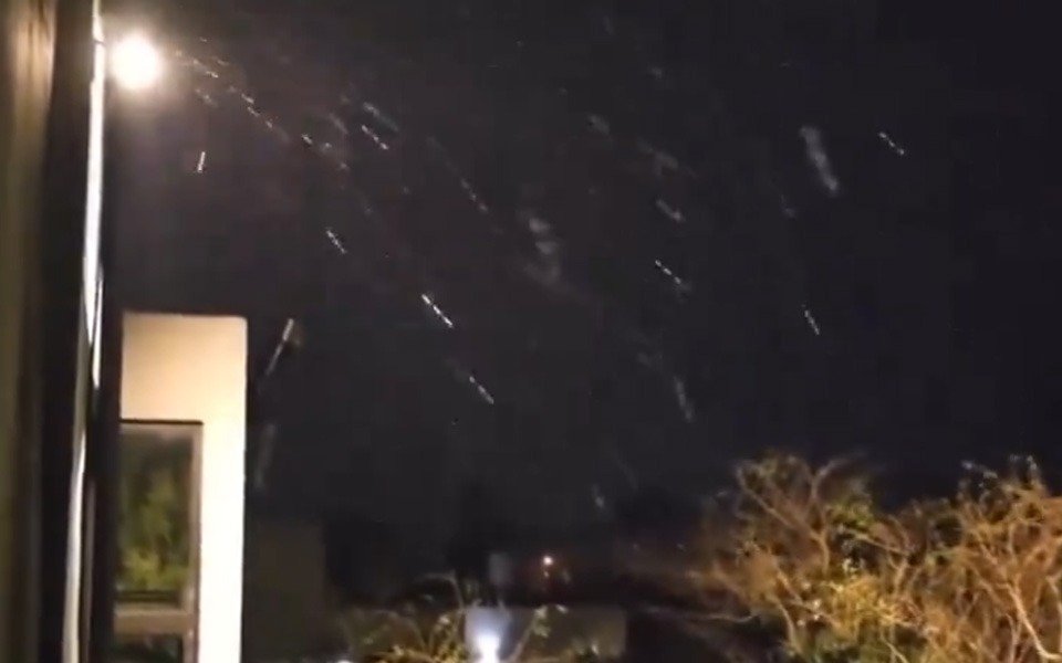 Tras la llegada de la ola polar, cayó nieve en Mar del Plata y zonas aledañas