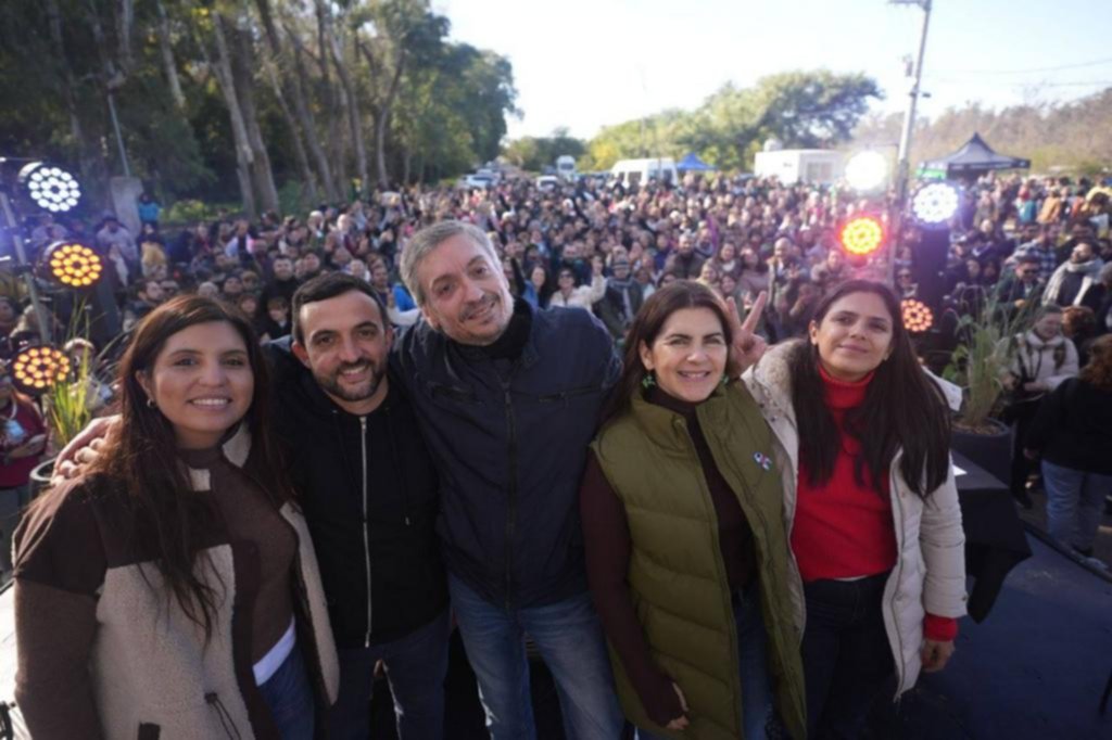 Máximo, y un acto en simultáneo en Moreno