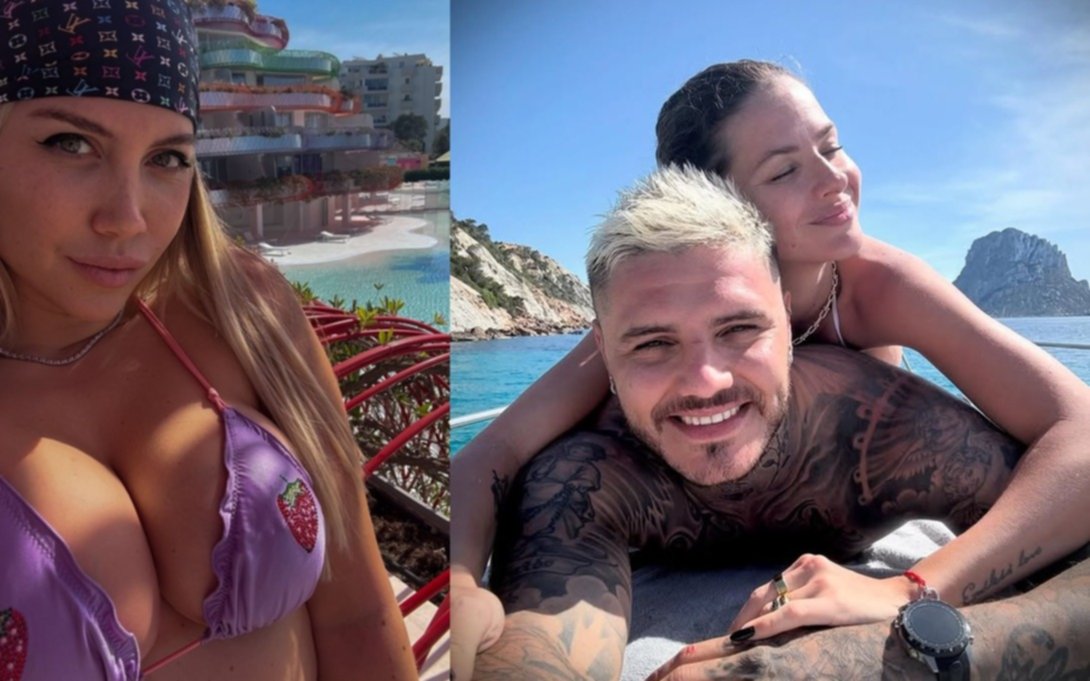 Todos en Ibiza: Wanda Nara llegó a la isla donde están Mauro Icardi y la China Suárez