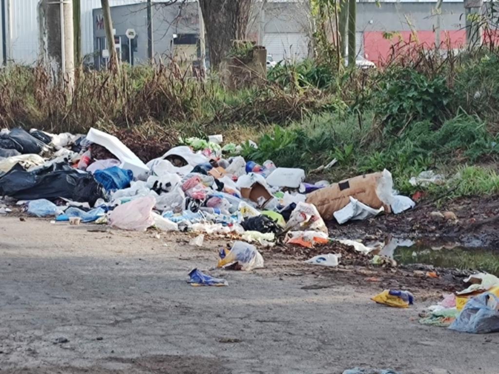Crecen las quejas en San Carlos por un basural en la esquina de 520 y 135