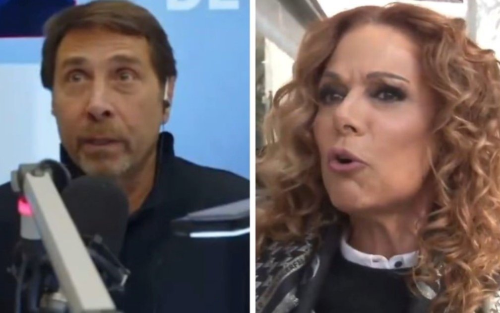 Un escándalo: Iliana Calabró le apuntó a Eduardo Feinmann y le dijo de todo