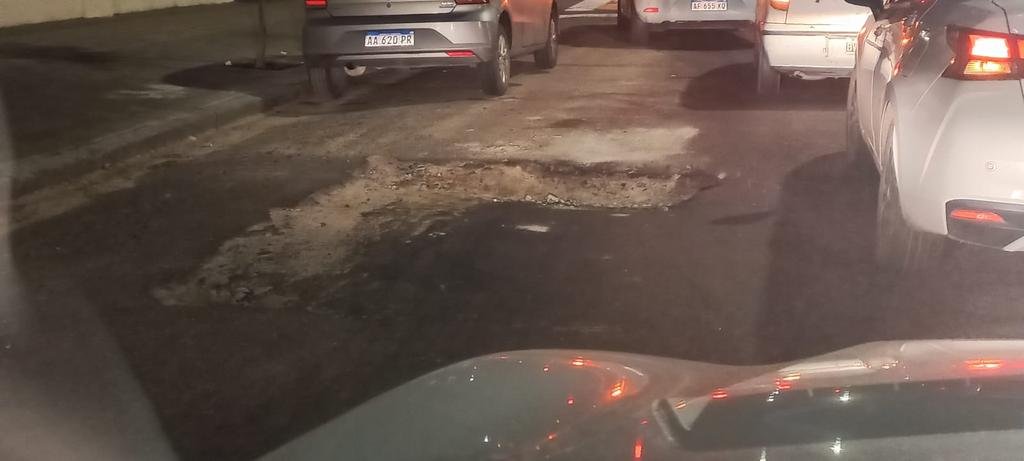 En 47 entre 4 y 5 cuidado con las ruedas y con el “volantazo” por el pozo