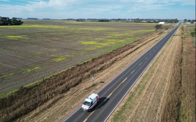 Rojas y Colón ya están conectadas por una renovada Ruta 31