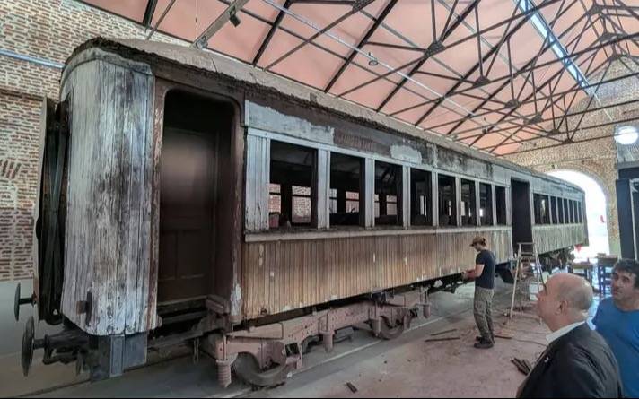 Pergamino avanza en la restauración del emblemático Coche BTH
