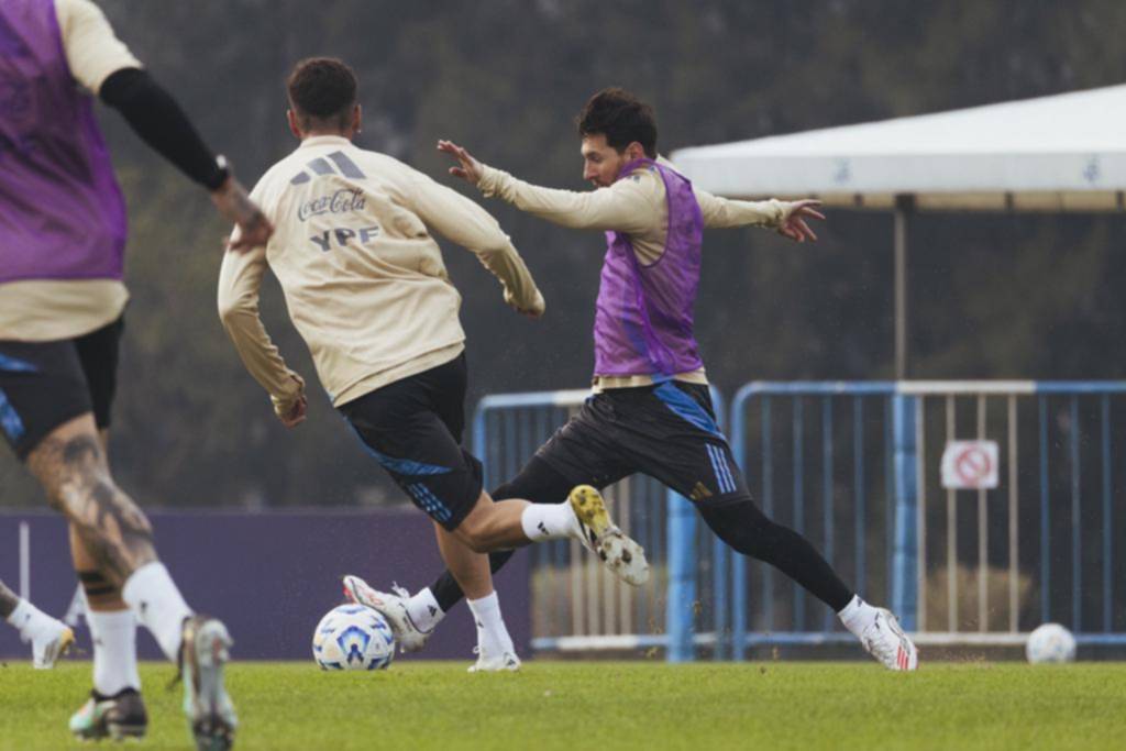 Messi se perfila para ser titular ante Colombia