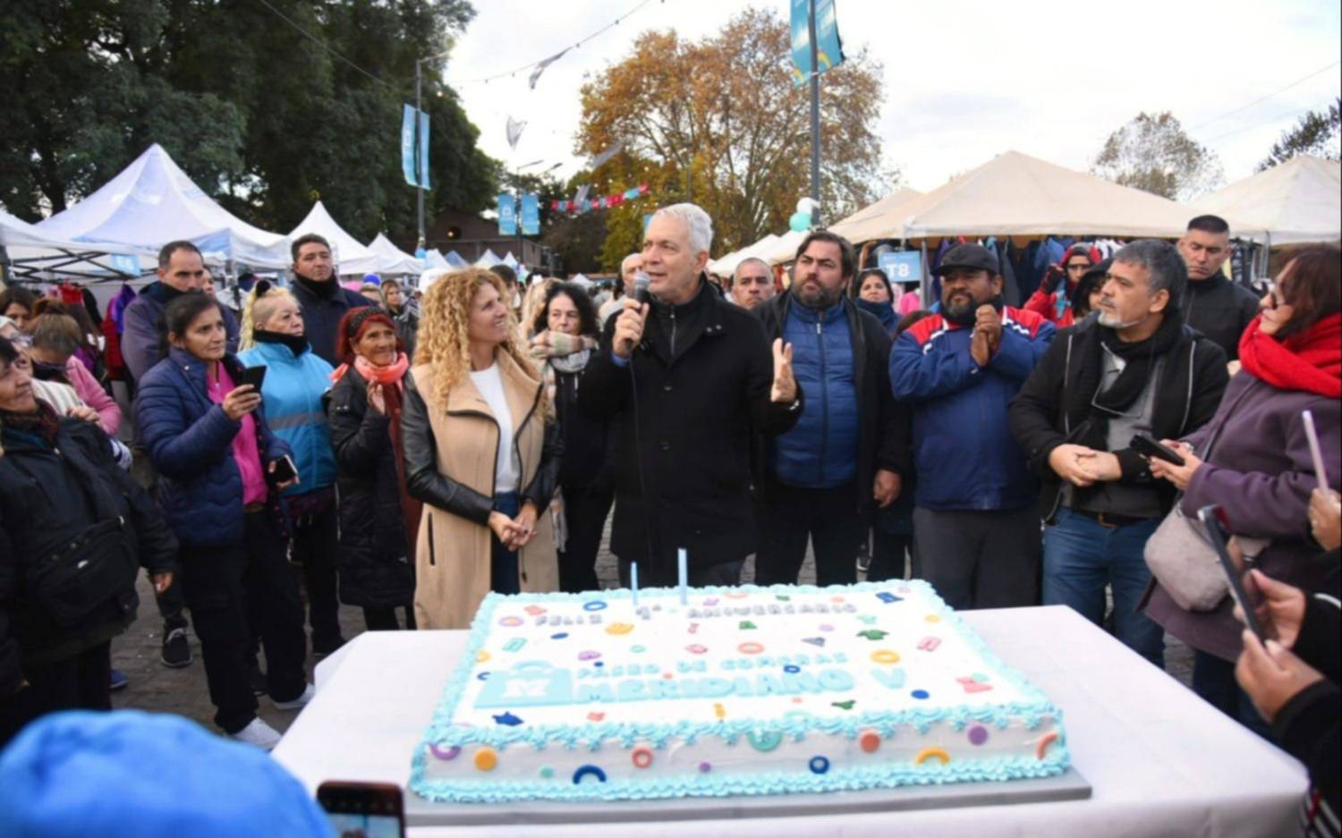 Desfile, música en vivo y gastronomía: así se celebró el primer aniversario del Paseo Meridiano V