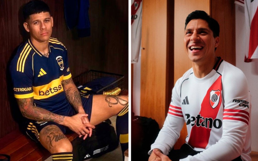 Boca y River presentan sus nuevas camisetas para el Mundial de Clubes