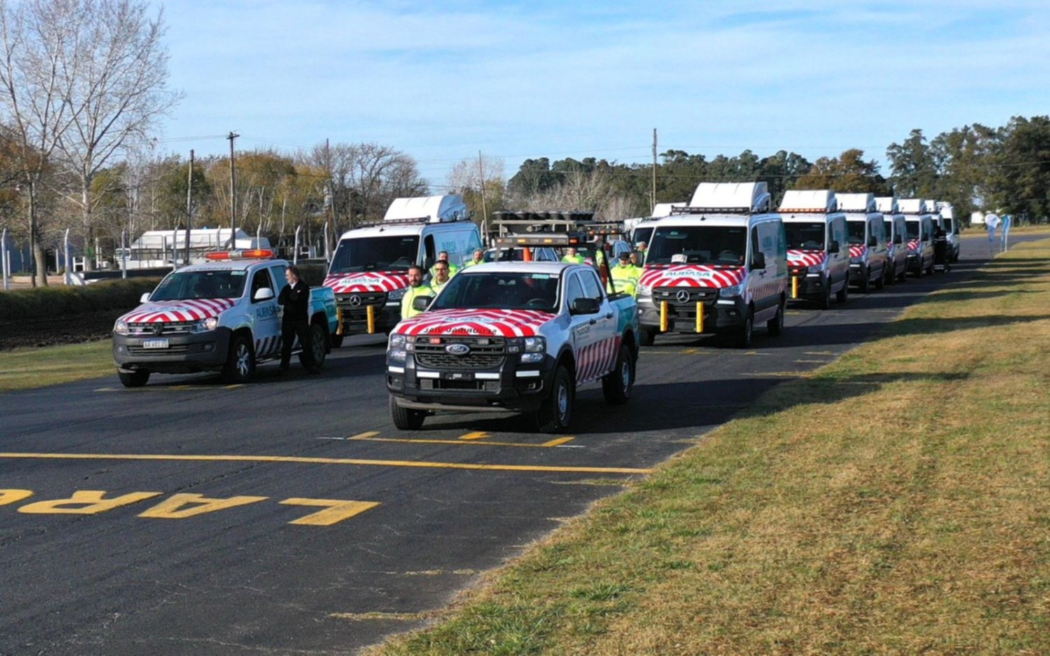 Seguridad vial: Aubasa incorporó 14 nuevos móviles para el corredor del atlántico