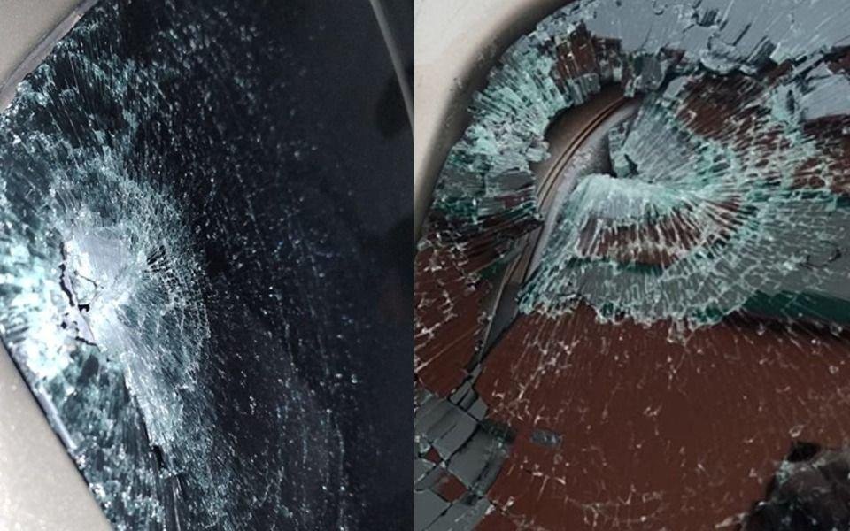 Menores reventaron a piedrazos el auto de un vecino de La Plata