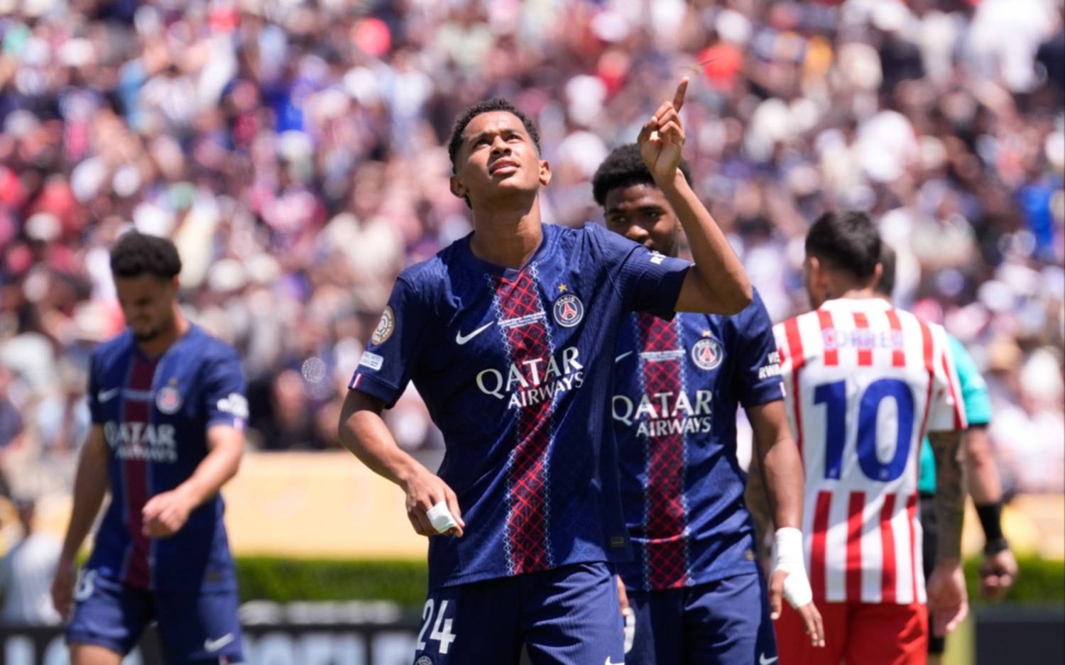 El PSG debutó en el Mundial de Clubes con una goleada 4 a 0 al Atlético de Madrid