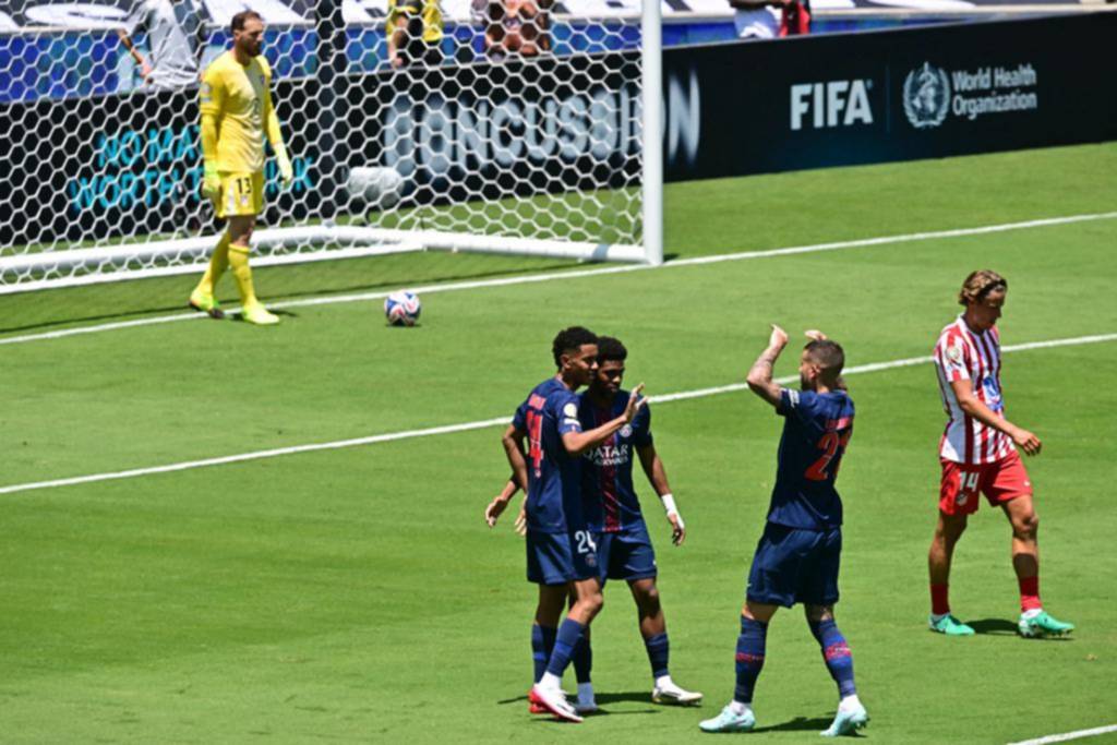 PSG le hizo pasar calor al Atlético de Madrid