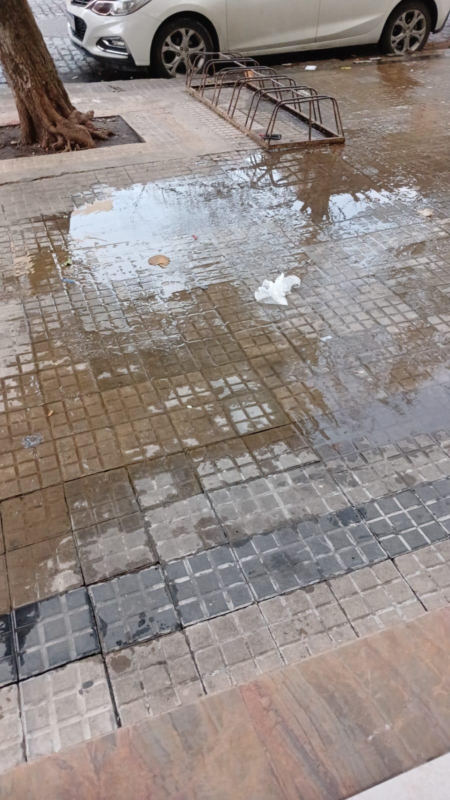 Vecinos piden la reparación de una pérdida de agua en la zona de 63 y 7