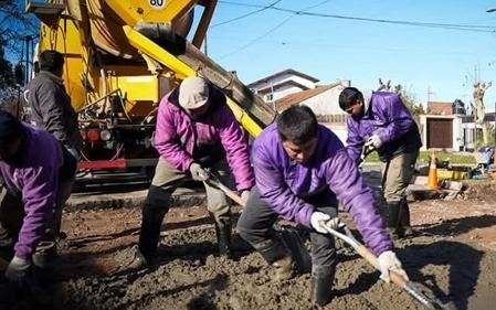 Quilmes Oeste: bacheo de hormigón con fondos 100% municipales