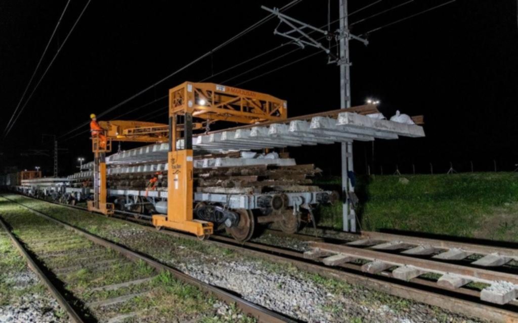 El tren se corta en Villa Elisa por obras en las vías