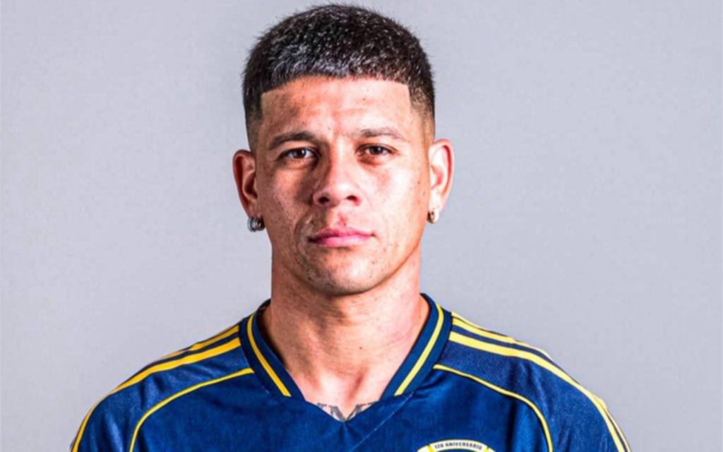 Marcos Rojo sorprendió y no estuvo en la práctica