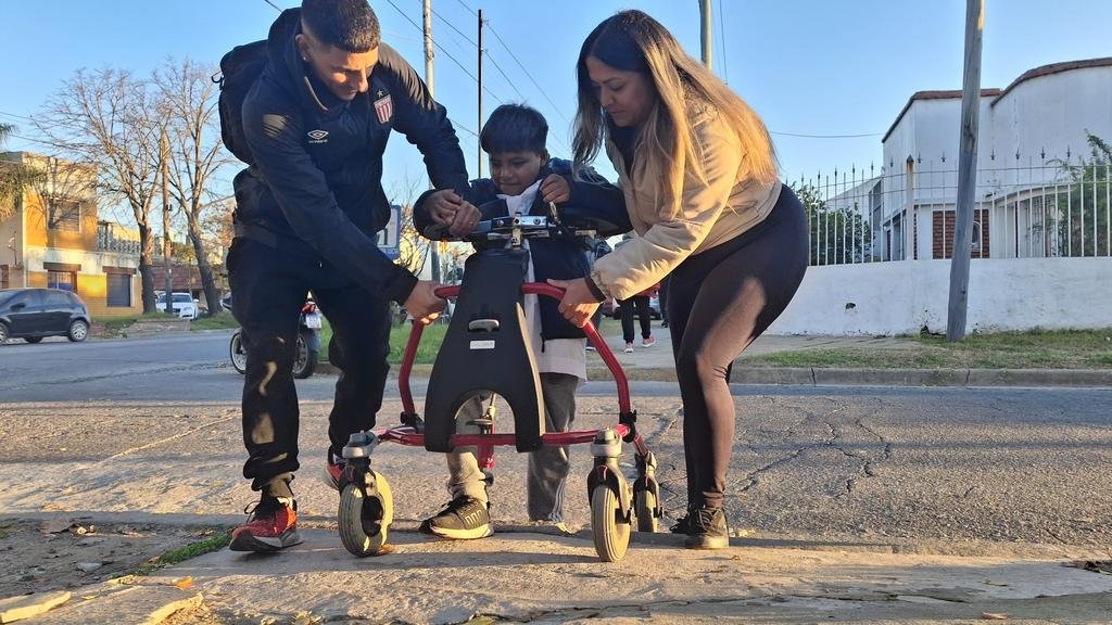 Una esperanza para colocar las rampas para el nene de Tolosa