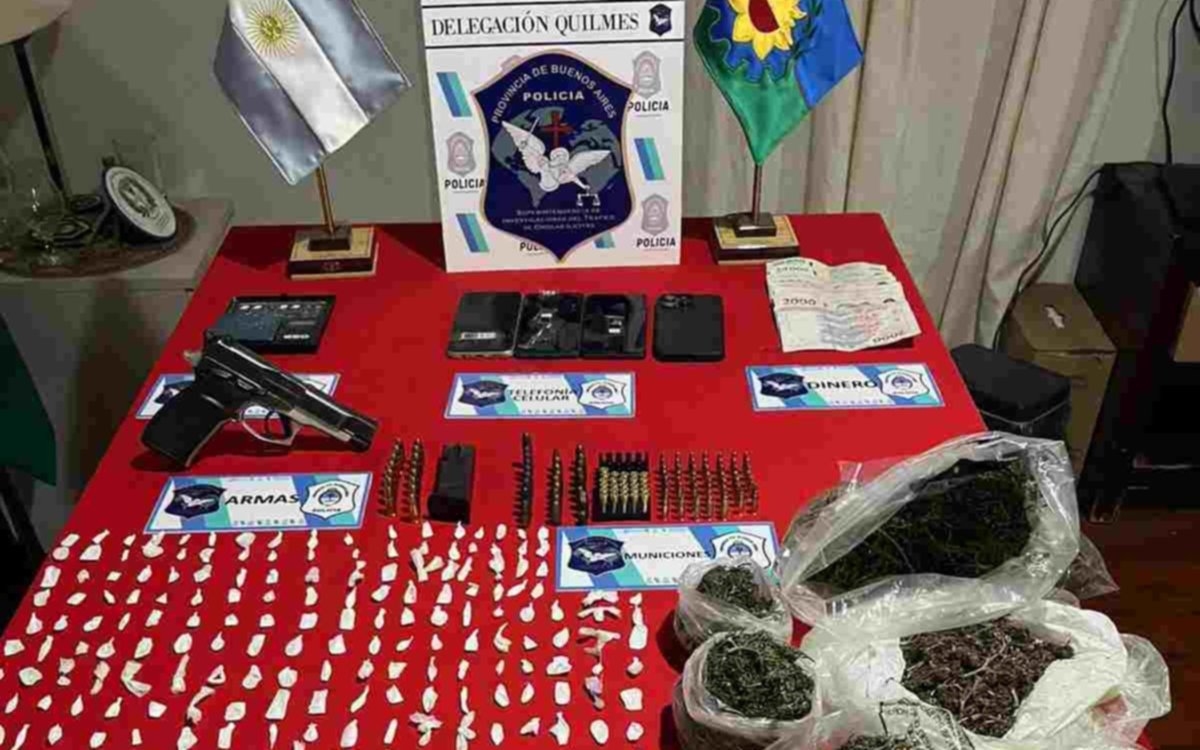 Desbaratan red narco en San Francisco Solano: Tres detenidos y más de 3.5 kilos de droga incautados