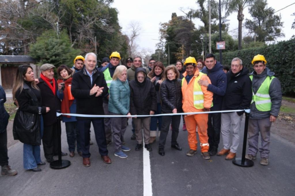 Quedó listo un tramo de la 511 en Hernández