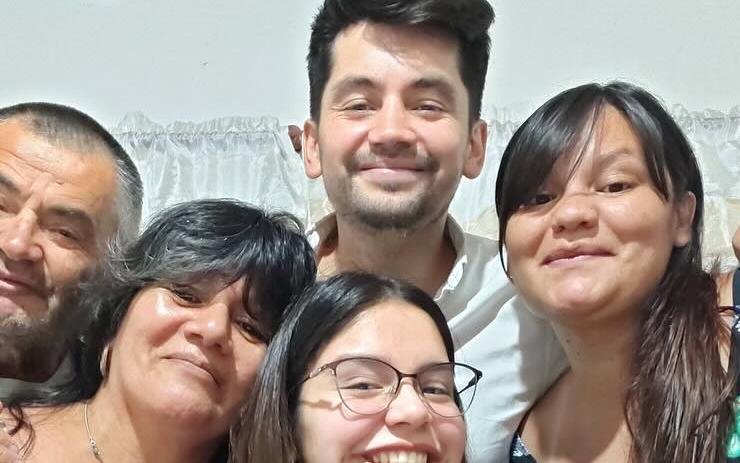 La familia de Pablo Mieres, una carta y mucho pesar