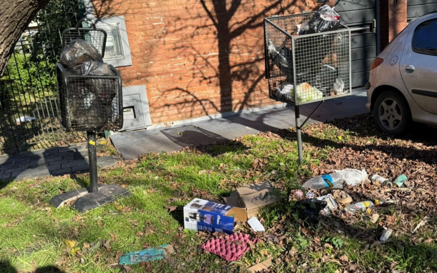 Tres semanas de basura acumulada en Gonnet