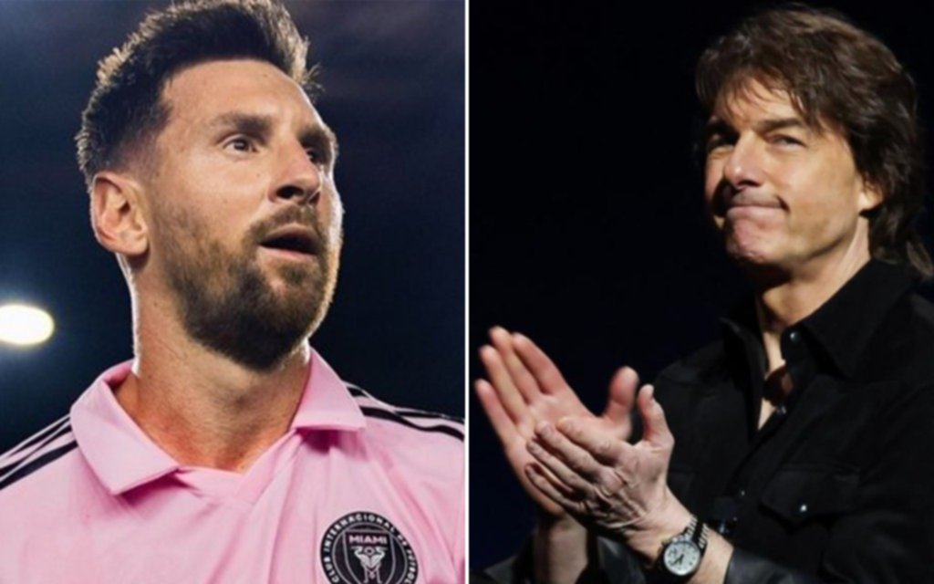 "Messi es un fenómeno cultural", dijo Tom Cruise