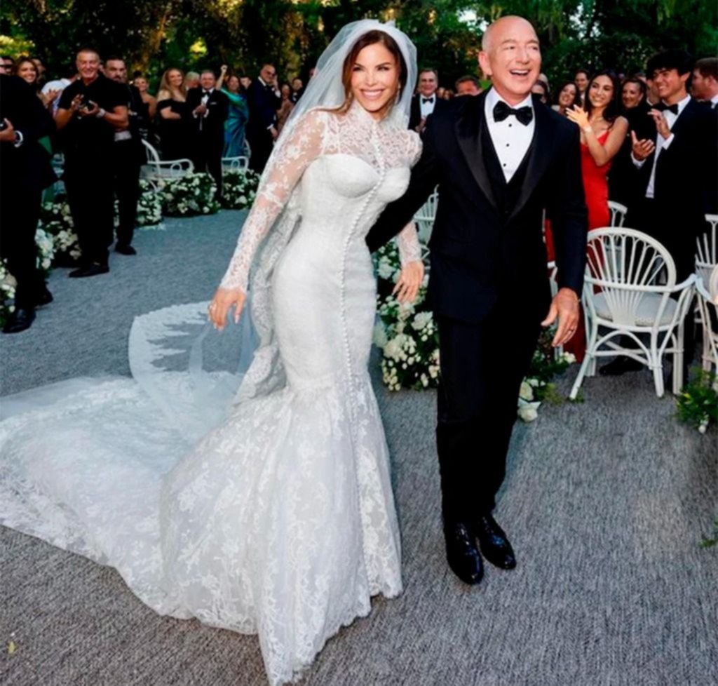 Lujo, glamour y fama: Jeff Bezos se casó en Venecia