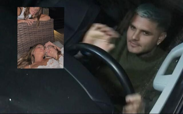 Mauro Icardi con sus hijas: la China Suárez no se pudo contener y fue a almorzar