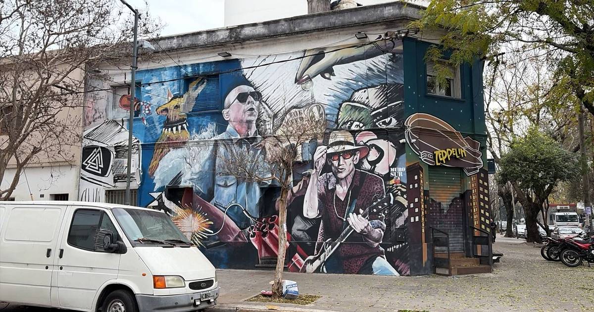 La Bestia Rock: formado entre diagonales, el Indio Solari seguirá vivo en los murales de La Plata | El Dia