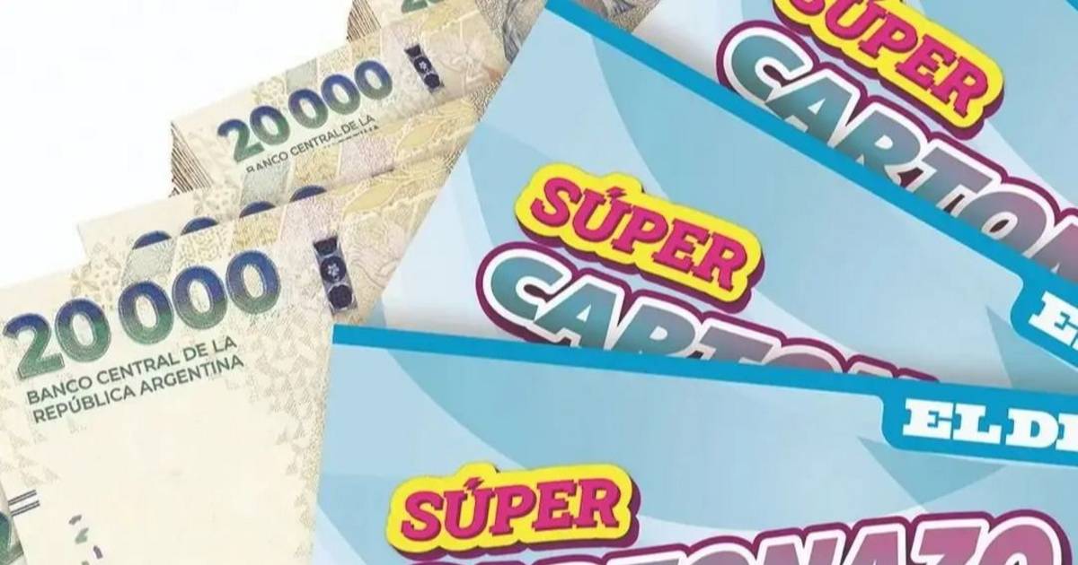 El Cartonazo por $5.000.000: los números que se publicaron este lunes 8 de junio | El Dia