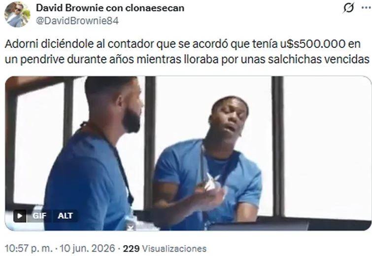 Ola de memes por la declaración jurada de Adorni