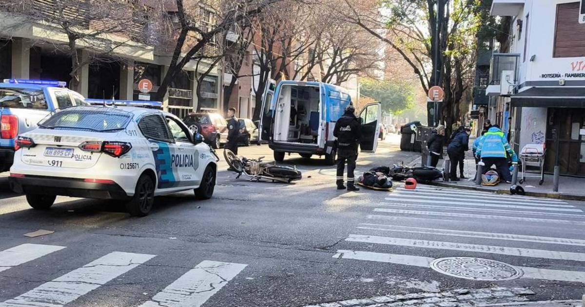 Dos motociclistas heridos por un choque en 11 y 45 | El Dia