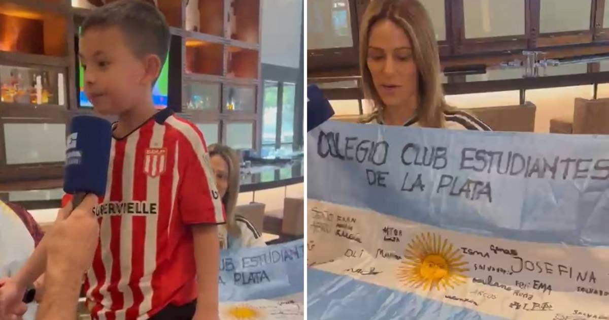 EL DIA EN DALLAS | "Salvador y diez más": el nene platense que llevó en una bandera a sus compañeros del colegio | El Dia