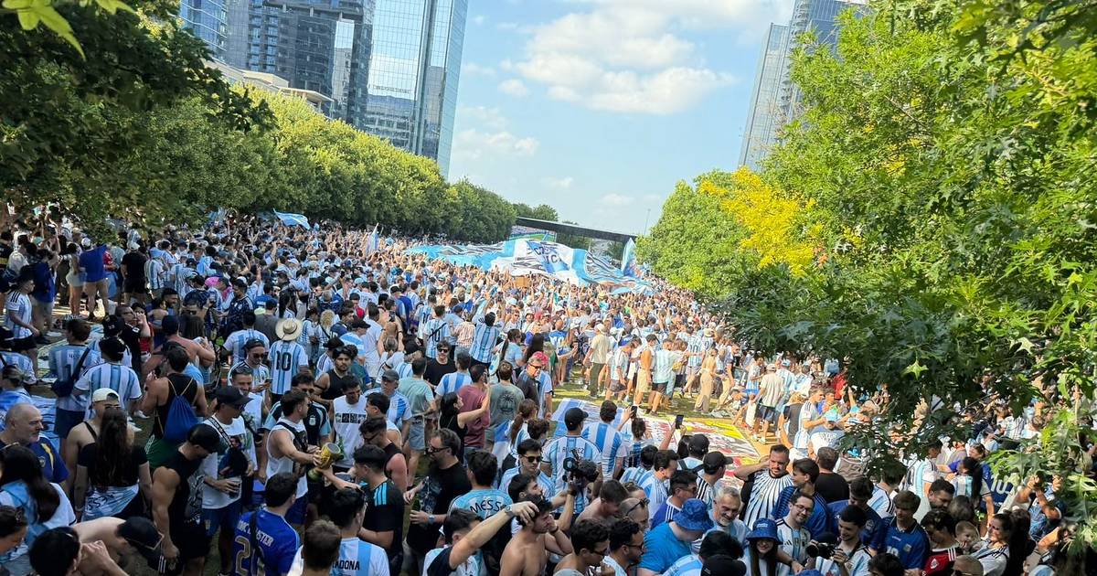 VIDEO. EL DIA en Dallas | Los hinchas argentinos entran al estadio y hay gran expectativa previo a Austria | El Dia