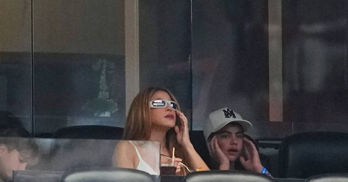 Shakira sorprendió en el partido de Argentina ante Austria junto a su hijo Milán | El Dia