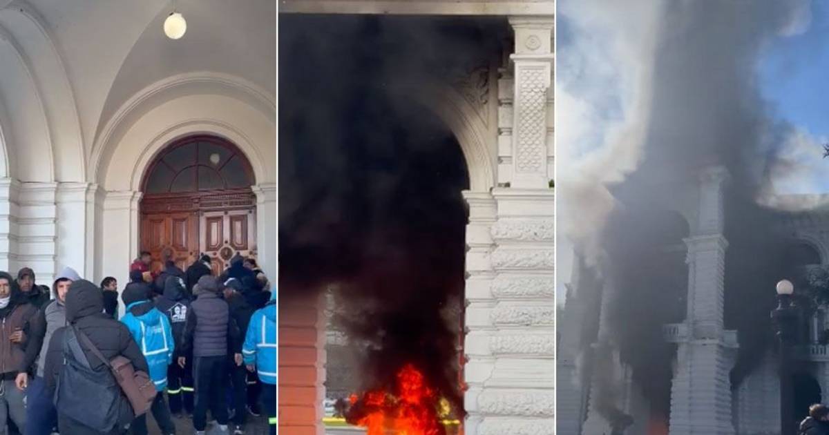Por los incidentes en la protesta de cooperativistas en La Plata hubo 19 detenidos y cinco policías heridos