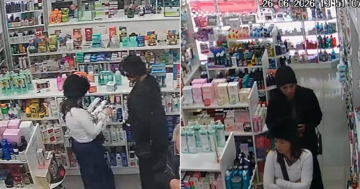 VIDEO | Mecheras coquetas en La Plata: arrasaron con la perfumería en una farmacia | El Dia